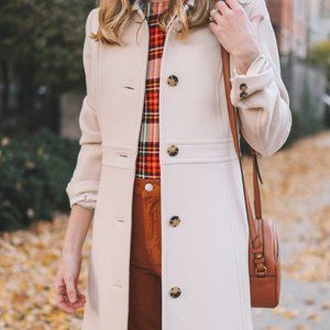 J Crew Lady Day Coat size 6T Pale Pink